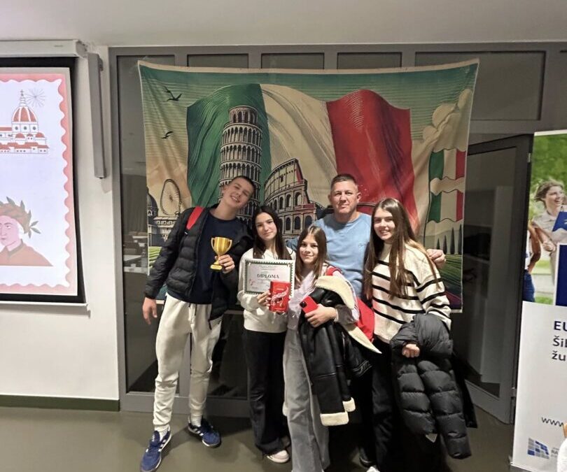 Prvo mjesto na županijskom Pub kvizu Conosci L’Italia