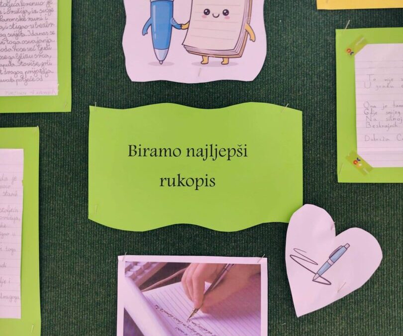 23.siječnja – Svjetski dan rukopisa